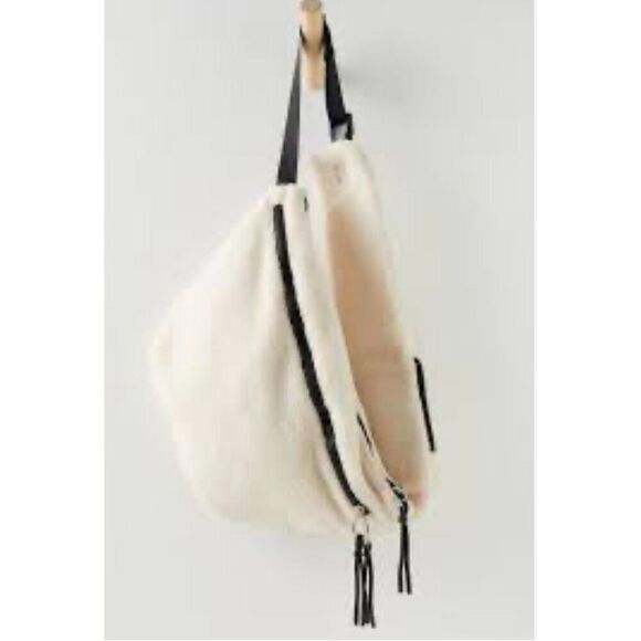 Free People Overachiever Sherpa Sling Bag - Picture 1 of 7